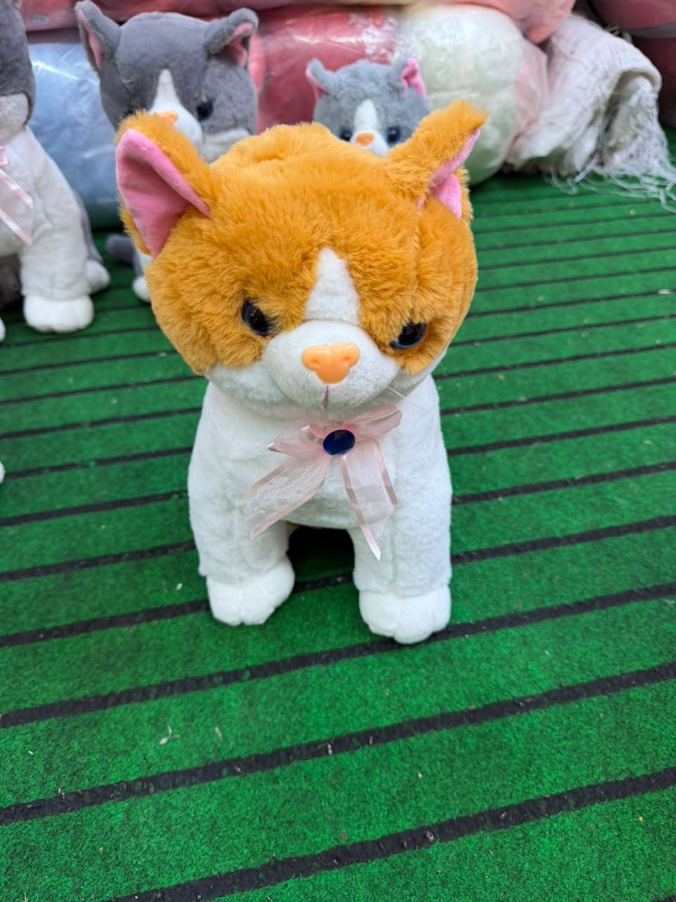 Cat Animal Plush Brownish Medium 35 cm