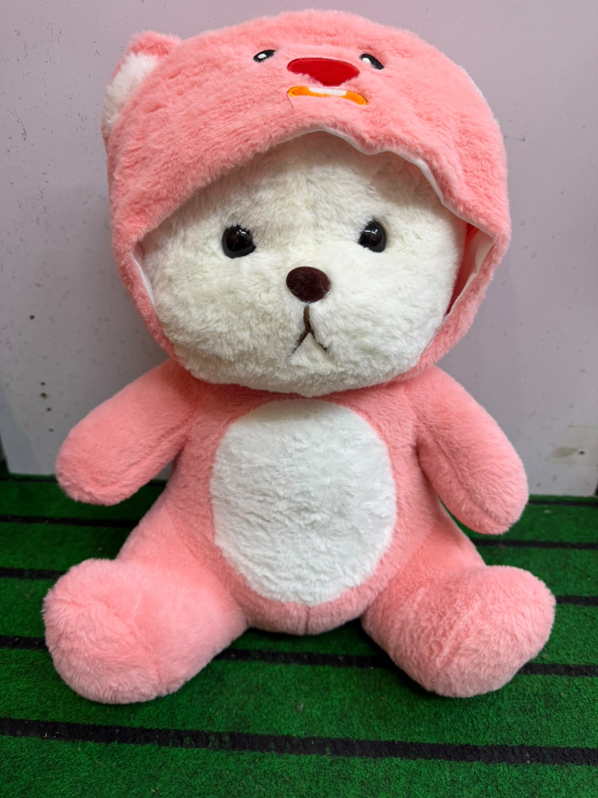 Kawai Lina Pink Hoodie Teddy 45cm