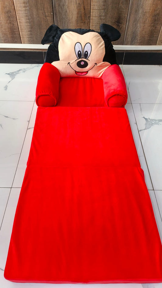 Mickey Mouse Sofa Cum Bed – Red - Lahore Toy Box