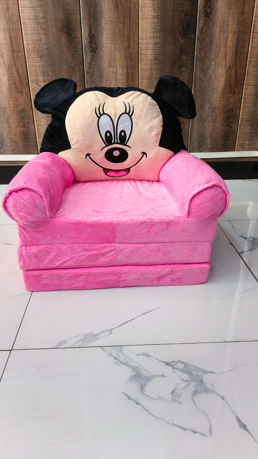 Mickey Mouse Sofa Cum Bed – Pink