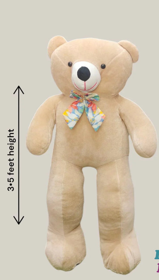 Premium 3.5ft Giant Teddy Bear with Bow – Super Soft & Cuddly
