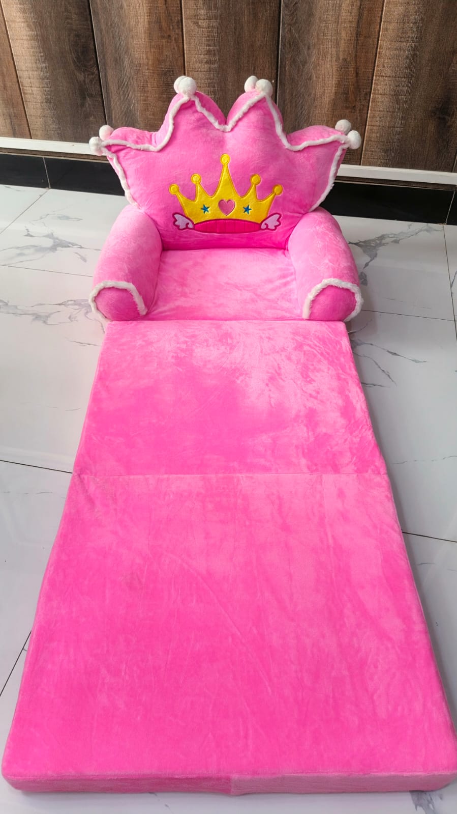 Princess Sofa Cum Bed – Pink