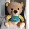 Adorable Soft Teddy Bear With Blue Shirt Perfect For Hugs Gifts And Decoration Size Medium