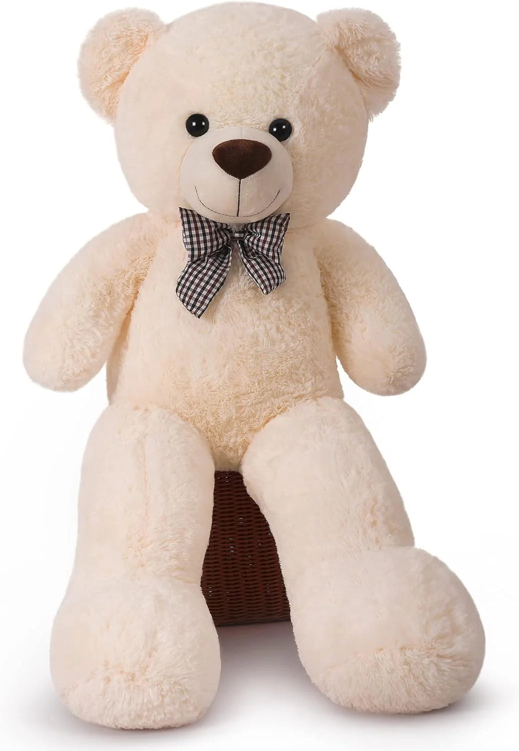 3ft Imported Giant Teddy Bear Stuffed Animal Plush Bear - Half White