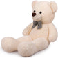 3ft Imported Giant Teddy Bear Stuffed Animal Plush Bear - Half White