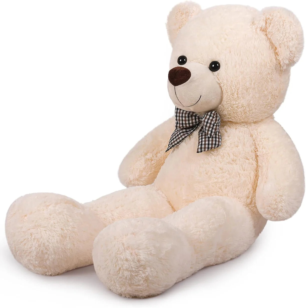 3ft Imported Giant Teddy Bear Stuffed Animal Plush Bear - Half White