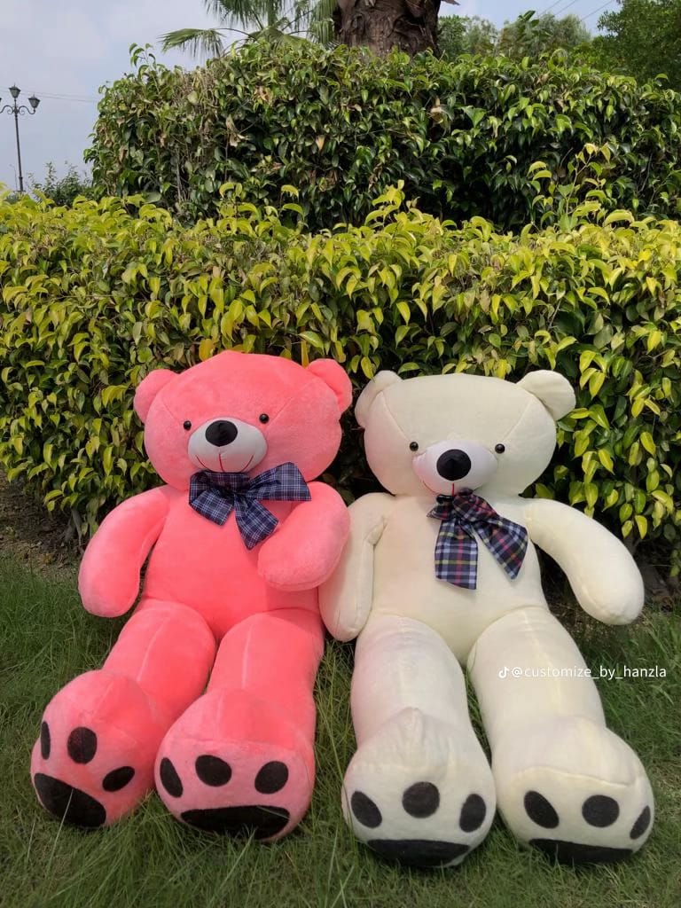 4ft off white PlushTeddy Bear - Lahore Toy Box
