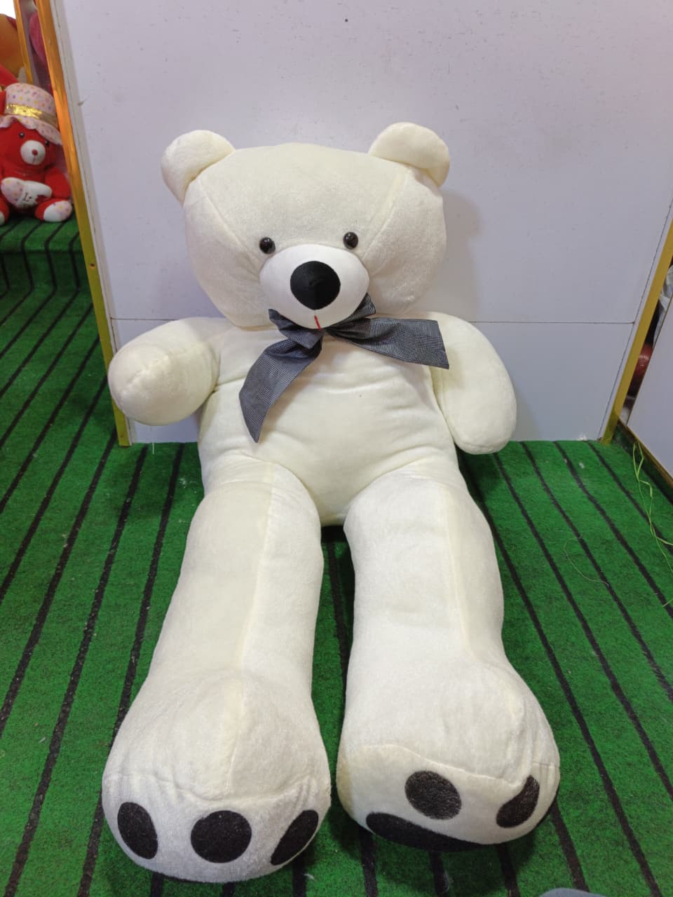 4ft off white PlushTeddy Bear - Lahore Toy Box