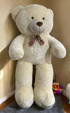 Giant Teddy Bear with Bow Tie Soft And Huggable Jumbo Teddy Bear 6ft - Imported - Lahore Toy Box