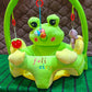 Baby Bear Seat With Toys - Green Baby Floor Seat