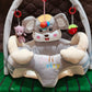 Baby Character Floor Seat With Toy Bar