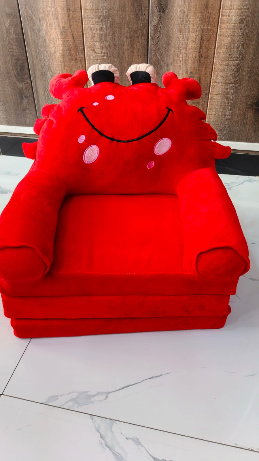 Baby Rattle Sofa Cum Bed – Pink