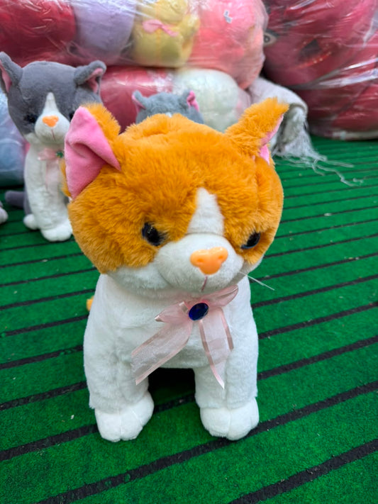 Cat Animal Plush Brownish Large 45 cm