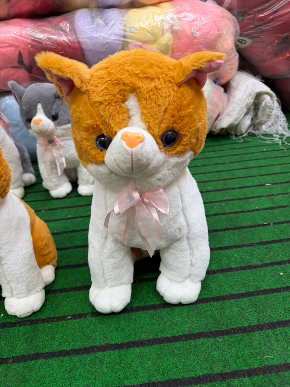 Cat Animal Plush Brownish Medium 35 cm