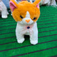 Cat Animal Plush Brownish Small 25 cm - Lahore Toy Box