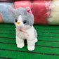 Cat Animal Plush Gray Small 25 cm - Lahore Toy Box