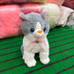 Cat Animal Plush Gray Small 25 cm - Lahore Toy Box