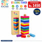 Wooden Stacking Tower – Colorful Jenga Block Game for Kids - Lahore Toy Box