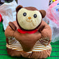 Cute Teddy Bear Shaped Baby Learn to Sit Sofa Seat