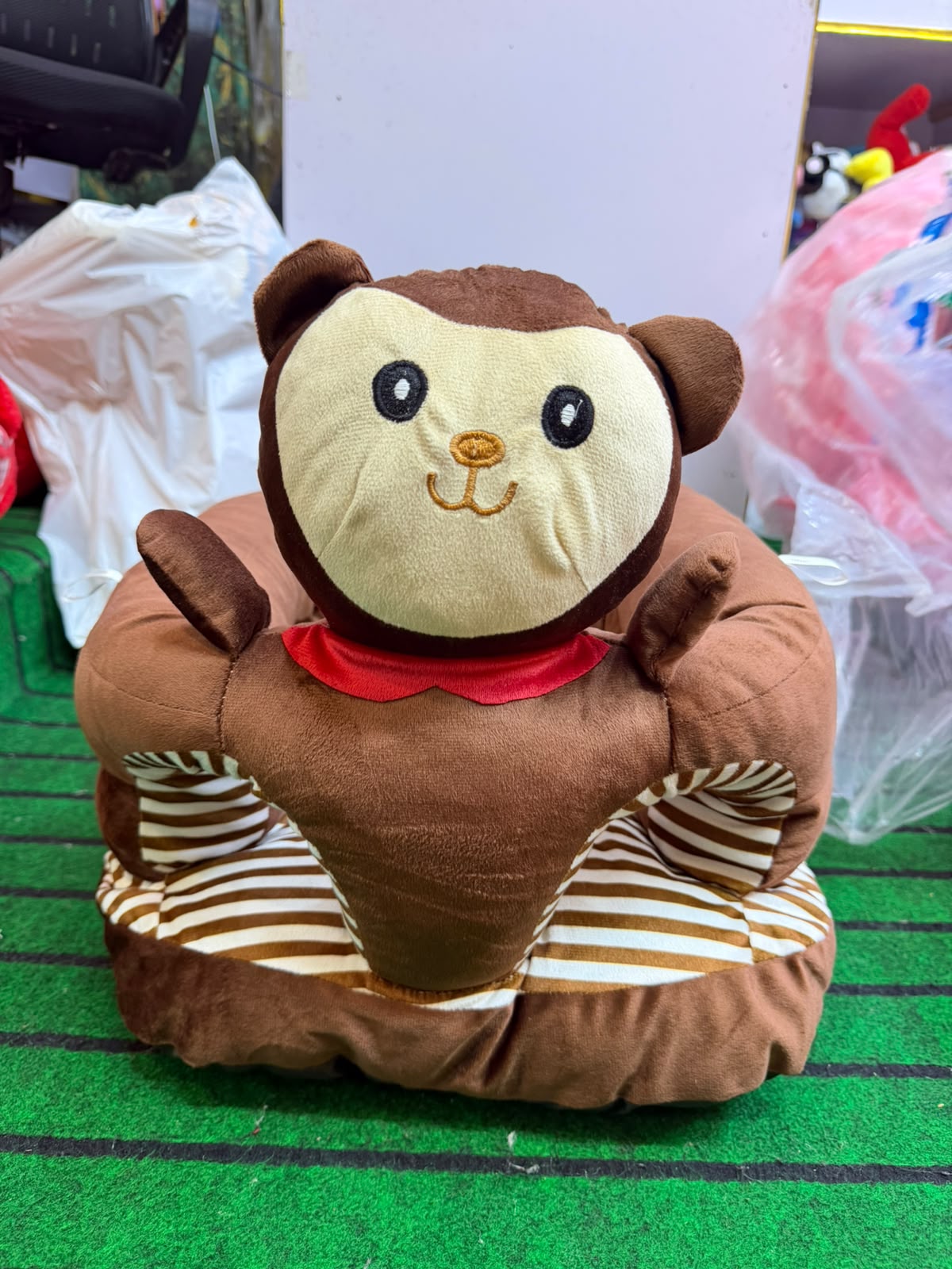 Cute Teddy Bear Shaped Baby Learn to Sit Sofa Seat