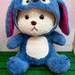 Kawai Lina Blue Hoodie Teddy 45cm