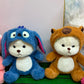 Kawai Lina Brown Hoodie Teddy 45cm