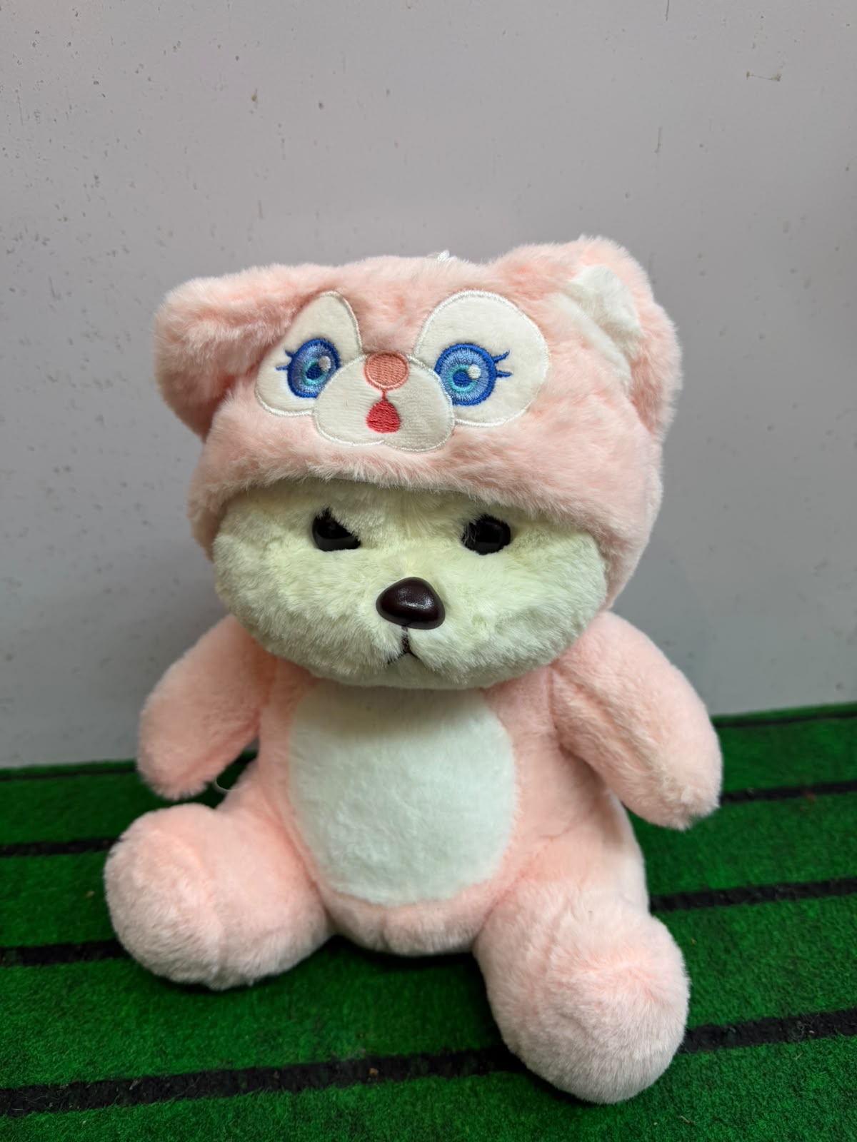 Kawai Lina Light Pink Hoodie Teddy 45cm