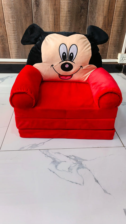 Mickey Mouse Sofa Cum Bed – Red - Lahore Toy Box