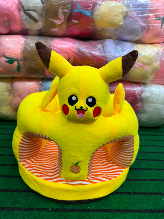 Pikachu Baby Sofa Seat – Comfy Yellow Floor Chair for Toddlers