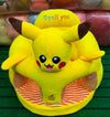Pikachu Baby Sofa Seat – Comfy Yellow Floor Chair for Toddlers - Lahore Toy Box