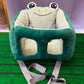 Portable Baby Greenish Dining Chair Cartoon & Multifunctional Baby Car Seat