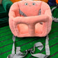 Portable Baby Pink Dining Chair Cartoon & Multifunctional Baby Car Seat
