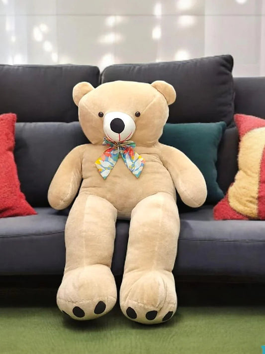 Premium 3.5ft Giant Teddy Bear with Bow – Super Soft & Cuddly