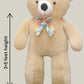 Premium 3.5ft Giant Teddy Bear with Bow – Super Soft & Cuddly