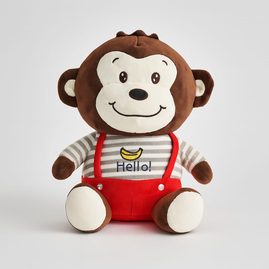 Soft Monkey with Red Pant 65cm Lage size - Lahore Toy Box