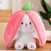 Strawberry Zip Rabbit Stuff Toy Size 10 Inches