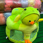 Stuffeez Premium Green Duck Baby Sofa & Seat