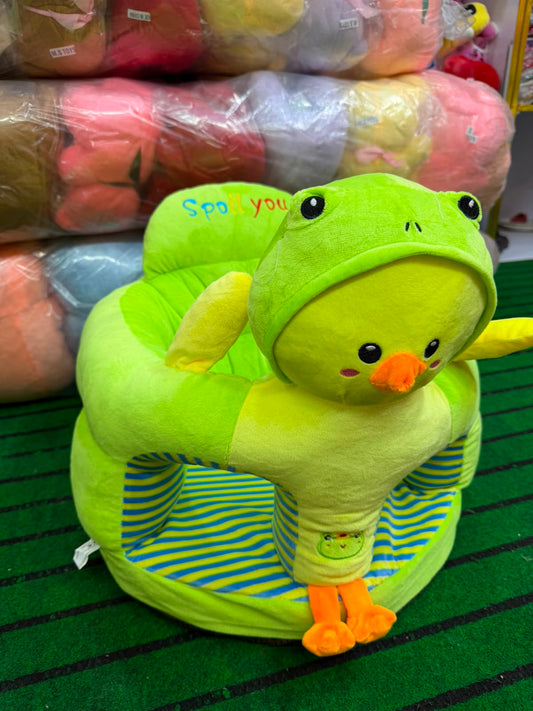 Stuffeez Premium Green Duck Baby Sofa & Seat
