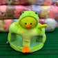 Stuffeez Premium Green Duck Baby Sofa & Seat