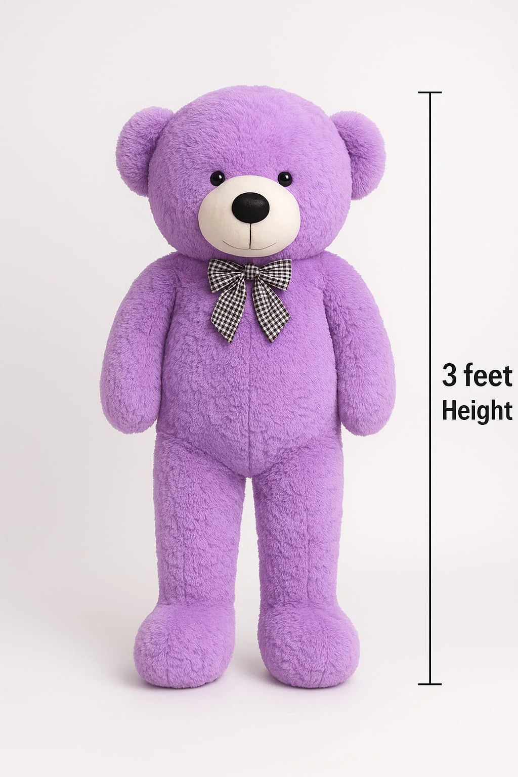 Imported 3 Feet Purple Teddy Bear – Soft Plush Gift Toy for Kids & Girls