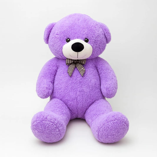 Premium 4.5 Feet Purple Teddy Bear – Big Size Soft Toy Gift