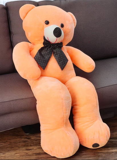 Giant 5ft Orange Teddy Bear – Premium Plush Toy